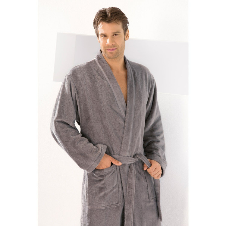 Халат мужской Cawo Textil Kimono Noblesse graphit