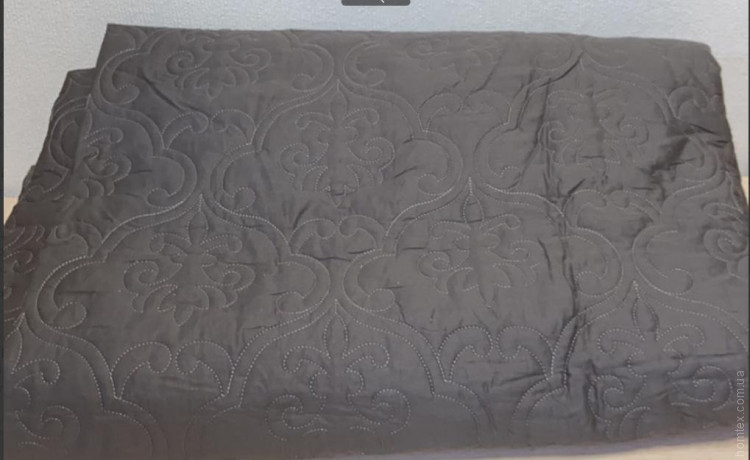 Покрывало стеганное Bliss C-0016 240x260 см серое