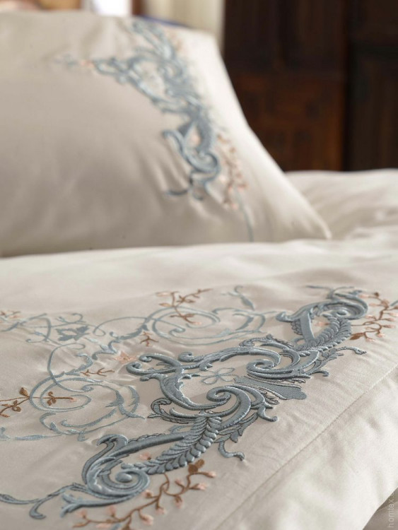 Постільна білизна Dantela Vita Embroidered Olivia mint (м'ятна) євро