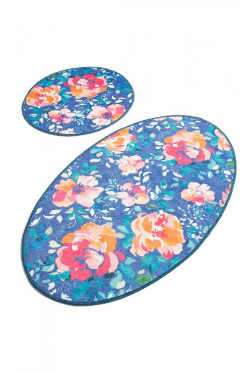 Набор ковриков для ванной Chilai Home Flowers Djt 50х60 см + 60х100 см