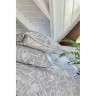 Набор постельное белье с пледом Karaca Home Alto gri евро 