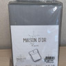 Простынь сатиновая Maison Dor 240х260 см с наволочками серая