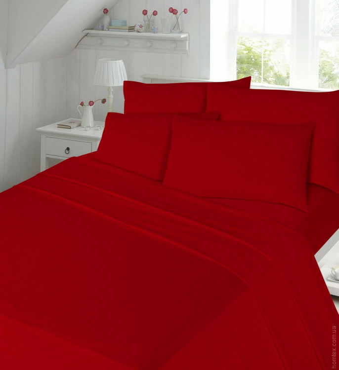 Пододеяльник Almira Mix фланель красный 145x210 см
