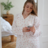 Пижама женская Lotus Home Molly Heart muslin (размер S/M)