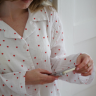 Пижама женская Lotus Home Molly Heart muslin (размер S/M)