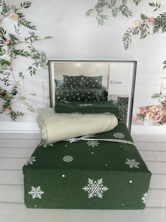 Постільна білизна Belizza Фланель Nexus полуторний