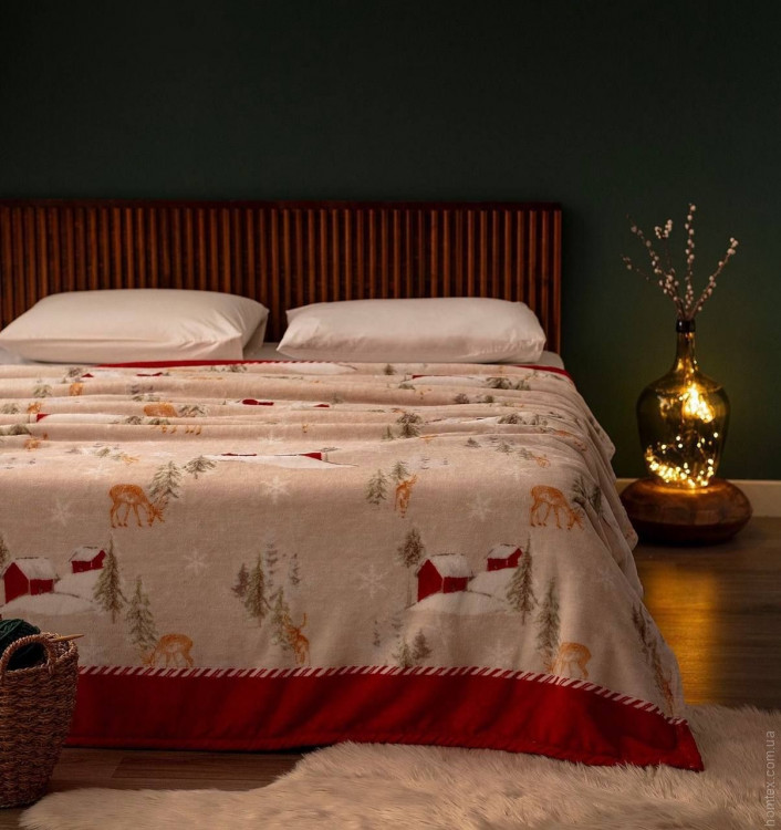 Плед плюшевый Madame Coco 200x220 см, модель 3