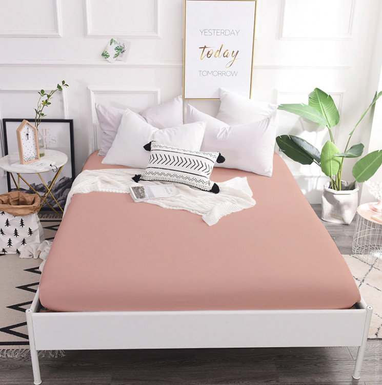 Простынь Mirson 14-1312 Domiano бязь 80x190 см на резинке по периметру Простынь Mirson 14-1312 Domiano бязь 150x200 см на резинке по периметру