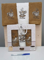 Набор кухонных полотенец Ozler Home Coffee 30x50 см 3 шт. 