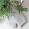 Набор кухонных полотенец Pavia Christmas tree V3 серый 45x70 см