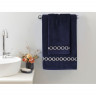 Полотенце MieCasa Circle lacivert bej 85x145 см