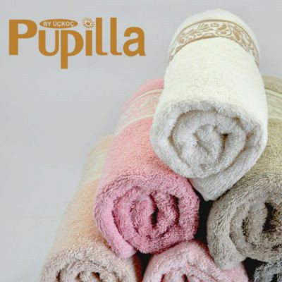Набір махрових рушників Pupilla з 6 шт. 50х90 см. Viola