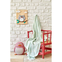 Покрывало Karaca Home Baby star yesil зеленый 80х120 см