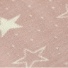 Плед детский Прованс Stars пудра с белым 80x100 см