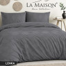 Постельное белье La Maison Lenka Charcoal из муслина евро