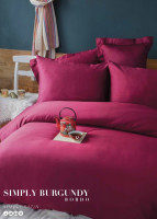Постельное белье Issimo Home Simply Burgundy евро