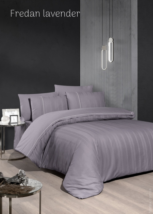 Постельное белье First Choice Deluxe Ranforce Fredan Lavender евро