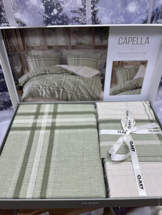 Постільна білизна Aran Clasy Ranforce Capella V-1 євро