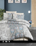 Постельное белье First Choice Polca grey евро