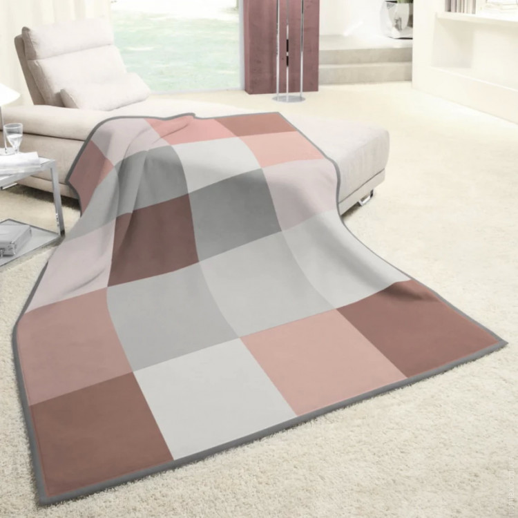 Плед Biederlack Italian Collec. Memory peach 150x200 см 
