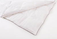 Пуховое кассетное одеяло Mirson 100% Белый пух Royal demi 140x205 см, №033