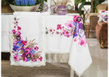 Скатерть Home Sweet Home Violet 140x140 см