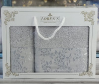 Набор махровых полотенец Mame Lorens из 2 шт 50х90 см + 70х140 см, модель 13