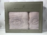 Набор бамбуковых полотенец 50х90+70х140 см Pupilla Olivyum bambuk модель 2