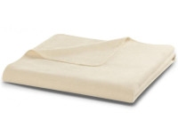 Плед Biederlack бавовняний Wohndecke Pearl oatmeal 150х200 см Плед Biederlack бавовняний Wohndecke Pearl oatmeal 150х200 см
