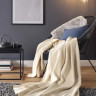 Плед Biederlack бавовняний Wohndecke Pearl oatmeal 150х200 см