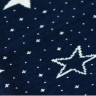 Плед детский Прованс Stars синий с белым 80x100 см