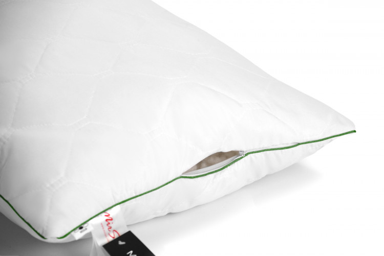 Подушка антиалергенна Mirson c Eco-Soft Есо 60x60 см, №466, м'яка