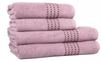 Полотенце Maisonette Classy 50х100 см темно - розовое