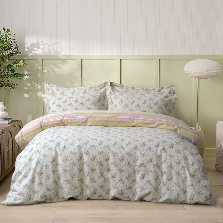 Постільна білизна Lotus Home сатин Xenya полуторний