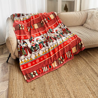 Плед Флісовий Love you Святкові каченята 150х200 см