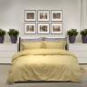 Постельное белье Lotus Home Basic сатин желтое евро