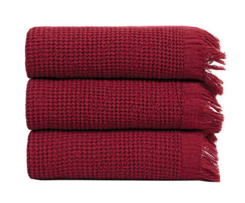 Набор полотенец Lotus Home Rius red красный 35х50 из 3 шт. Набор полотенец Lotus Home Rius red красный 35х50 из 3 шт.