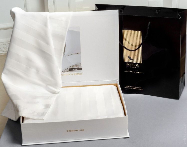 Постільна білизна Mirson Royal Pearl двоспальний