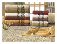 Набор махровых полотенец Sikel Bamboo Tasli из 6 шт. 70х140 см