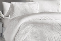 Постельное белье First Choice Sofya cream жаккард семейный