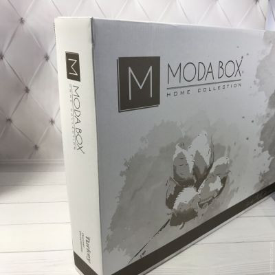 Покрывало жаккардовое с наволочками Moda box Lina 240х260 см оливковое