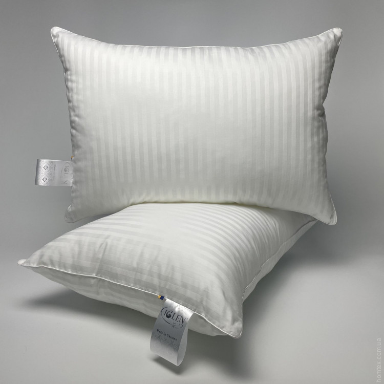 Подушка Iglen антиалергенна в жаккардовому сатині 50х50 см.