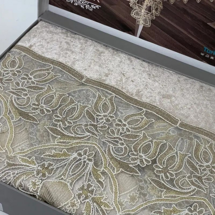 Скатерть Maison Royale YAPRAK KAHVE 180x300 см