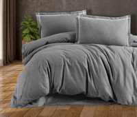 Постельное белье First Choice Фланель Soprano Grey евро