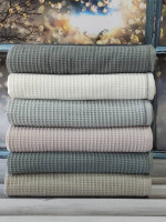 Набор вафельных полотенец Pupilla из 6 шт. 70х140 см., модель 1