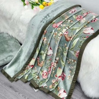 Плед велюровый двуслойный Home Textile 964737 200x230 см