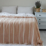 Муслиновое покрывало La Modno Pearl Peach 220x240 см