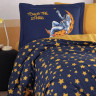 Постельное белье Hobby Poplin Space синий полуторный