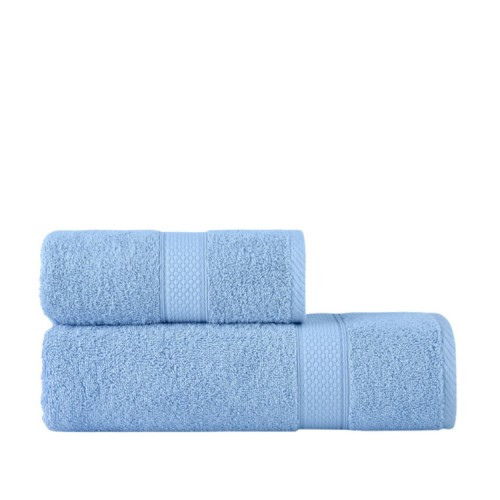 Набор полотенец Arya в тубе Miranda Soft светло-голубой 30x50 см + 50х90 см