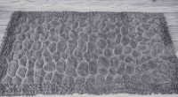 Килимок для ванної Zerya Камені 80х150 см сірий